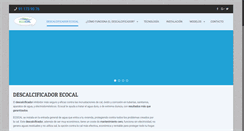 Desktop Screenshot of descalcificadorinhibidorecocal.com
