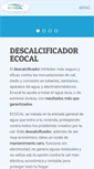 Mobile Screenshot of descalcificadorinhibidorecocal.com